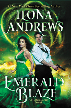 Hardcover Emerald Blaze: A Hidden Legacy Novel Book