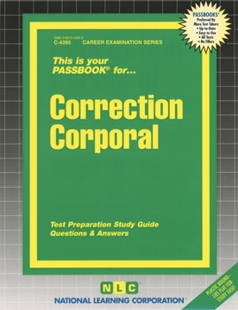 Spiral-bound Correction Corporal: Passbooks Study Guide Book