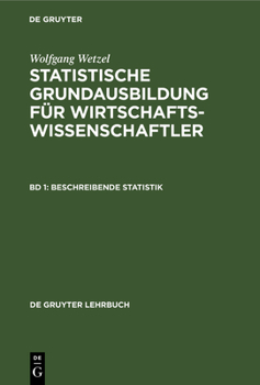 Hardcover Beschreibende Statistik [German] Book