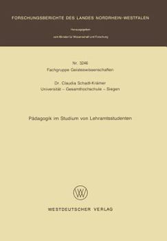 Padagogik Im Studium Von Lehramtsstudenten