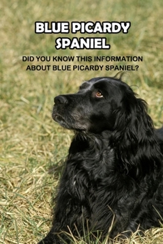 Paperback Blue Picardy Spaniel: Did You Know This Information About Blue Picardy Spaniel?: Blue Picardy Spaniel Dog Breed Information Book