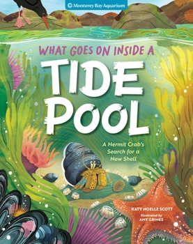 Hardcover What Goes on Inside a Tide Pool: A Hermit Crab's Search for a New Shell Book