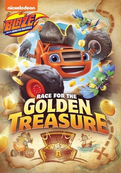 DVD Blaze & The Monster Machines: Race for the Golden Treasure Book