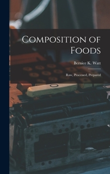 Hardcover Composition of Foods; Raw, Processed, Prepared Book