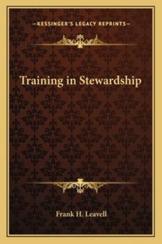 Paperback Training in Stewardship Book