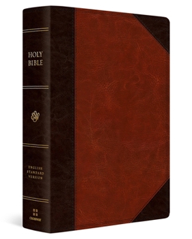 Imitation Leather ESV Super Giant Print Bible (Trutone, Brown/Cordovan, Portfolio Design) Book