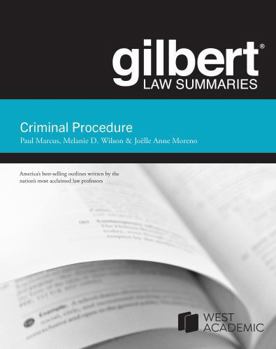 Paperback Gilbert Law Summary on Criminal Procedure Book