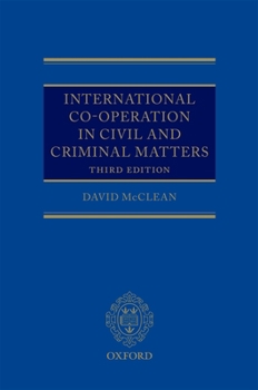 Hardcover International Co-Operation in Civil and Criminal Matters Book