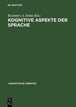 Hardcover Kognitive Aspekte der Sprache [German] Book