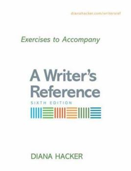 Paperback Exercises to Accompany A Writer's Reference Book