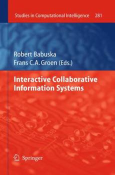 Paperback Interactive Collaborative Information Systems Book