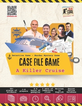 Paperback Detective Game - Murder Mystery Game - A Killer Cruise: An unsolved cold case file - Can you solve the crime? Book