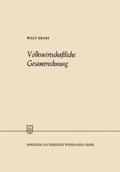 Paperback Volkswirtschaftliche Gesamtrechnung [German] Book