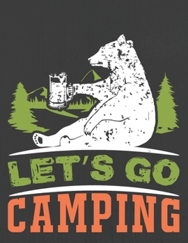 LET'S GO CAMPING: Hiking Journal With Prompts To Write In, Trail Log Book, Hiker's Journal, Hiking Journal, Hiking Log Book, Hiking Gifts,
