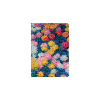 Monet's Chrysanthemums A6 Lined Cahier