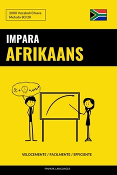 Paperback Impara l'Afrikaans - Velocemente / Facilmente / Efficiente: 2000 Vocaboli Chiave [Italian] Book