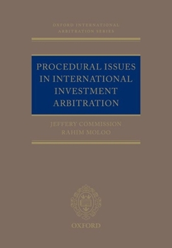 Hardcover Procedural Issues in International Investment Arbitration Book