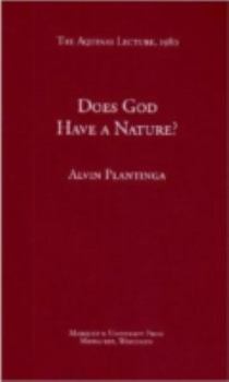 Paperback Does God Have a Nature? Book