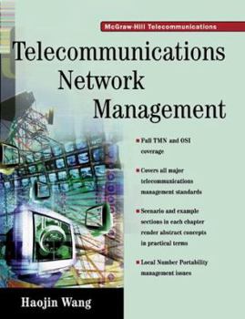 Hardcover Telecommunications Network Management Book