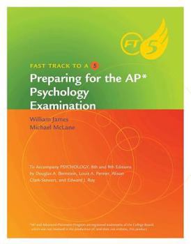 Paperback Psychology, 9th: Fast Track to a 5 AP Test Prep Workbook Book