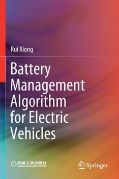 Paperback Battery Management Algorithm for Electric Vehicles Book