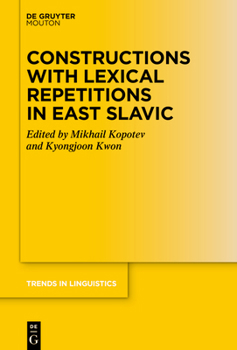 Hardcover Constructions with Lexical Repetitions in East Slavic Book