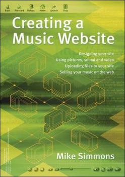 Paperback Creating a Music Website Book
