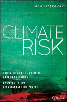 Hardcover Climate Risk: Tail Risk and the Price of Carbon Emissions-Answers to the Risk Management Puzzle Book