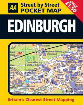 Map AA Street by Street: Pocket Map Edinburgh Book