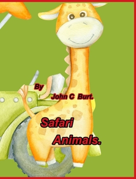 Hardcover Safari Animals. Book