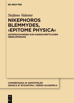 Hardcover Nikephoros Blemmydes, >Epitome physica [German] Book