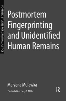 Paperback Postmortem Fingerprinting and Unidentified Human Remains Book