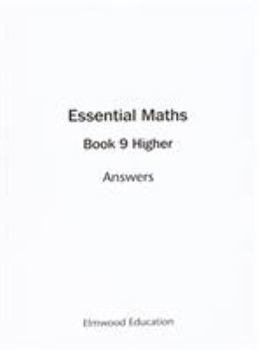 Paperback Essential Maths 9 Higher Answers Book