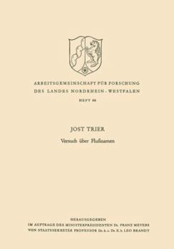 Paperback Versuch Über Flußnamen [German] Book