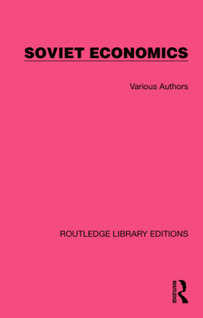 Hardcover Routledge Library Editions: Soviet Economics Book