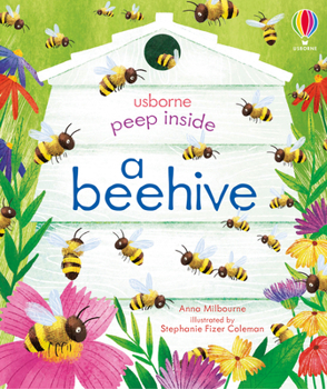 Hardcover Peep Inside a Beehive Book