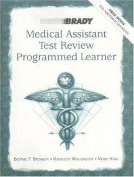 Paperback Medical Assistant Test Review Programmed Learner [With Disk] Book