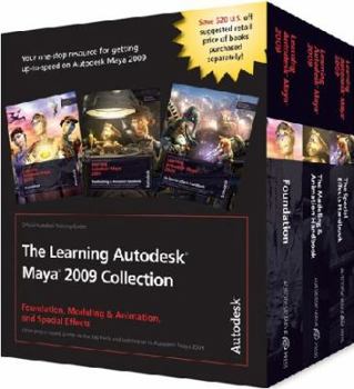 Paperback The Learning Maya 2009 Collection: Foundation, Modeling & Animation, and Special Effects Book