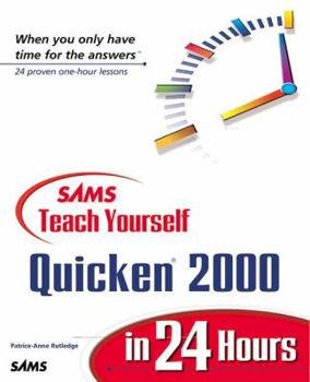 Paperback Sam's Teach Yourself Quicken Deluxe 2000 in 24 Hours Book
