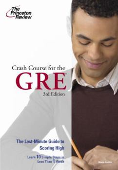 Paperback Crash Course for the GRE Book