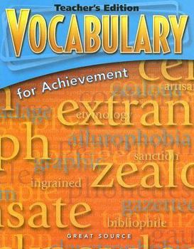 Paperback Vocabulary for Achievement: First Course Book