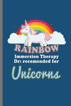Rainbow: Cute Unicorn Design Perfect for Students, Kids & Teens  for Journal, Doodling, Sketching and Notes Gift (6"x9") Lined Notebook to write in