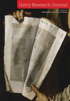 Paperback Getty Research Journal No. 1 Book