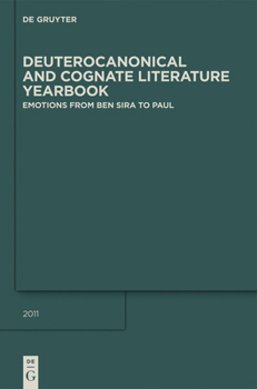 Hardcover Emotions from Ben Sira to Paul Book