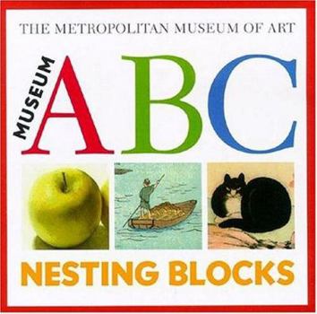 Paperback Little, Brown Books for Young Readers Museum ABC Nesting Blocks - Educational Blocks - Art Themed - Ages Kid - Includes Carrying Box, Fold-out Insert Book