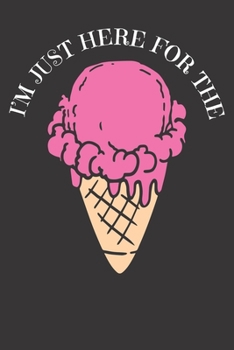 Notebook: Ice Cream Dot Grid 6x9 120 Pages