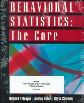 Hardcover Text with Study Guide for Use with Behavioral Statistics Book