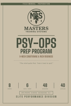 Paperback PSY-OPS Prep Program: Masters Training Systems Elite Performance Division Book