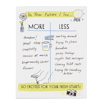 Misc. Julia Rothman Fresh Start More/Less Greeting Cards Book
