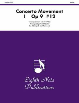 Paperback Concerto Movement I, Op 9 #12: Part(s) Book